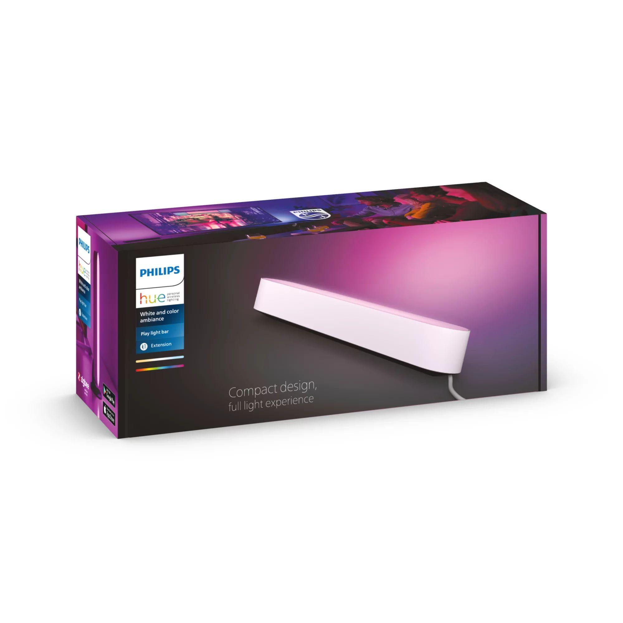 Barra de Luz LED Inteligente PHILIPS Hue Play 1x Extension (Sintético - Branco), miniatura 7