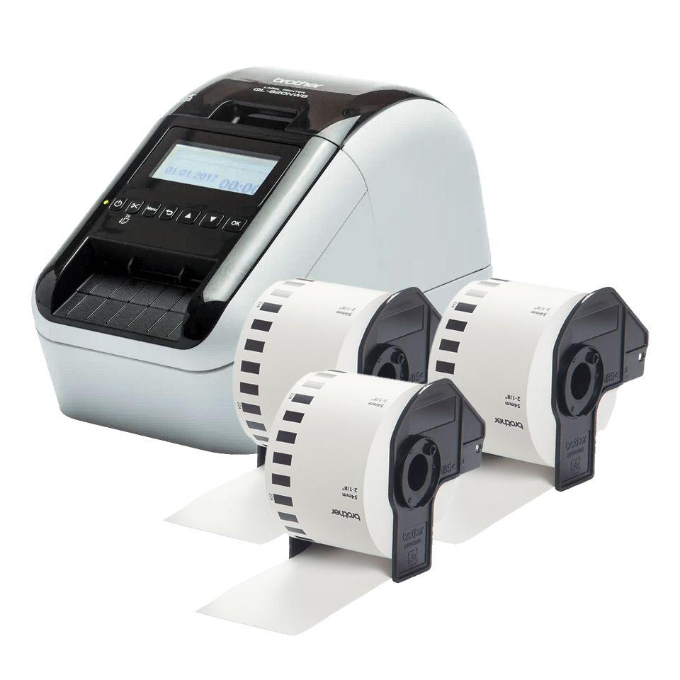 Impressora de Etiquetas BROTHER QL-820NWBCVM (Com fios e sem fios - Preto e Branco), miniatura 4