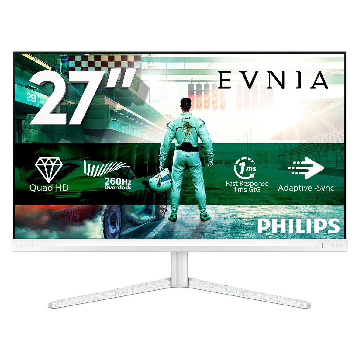 Monitor PHILIPS Evnia 27M2N3501PA/00 (27" - Fast IPS - 144 Hz - Branco), miniatura 2