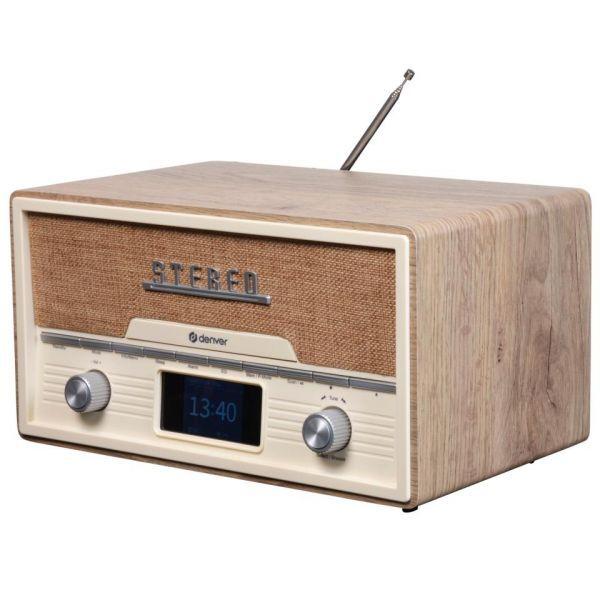 Sistema Hi-Fi DENVER MDA-525LW (10 W - Madeira clara), miniatura 2
