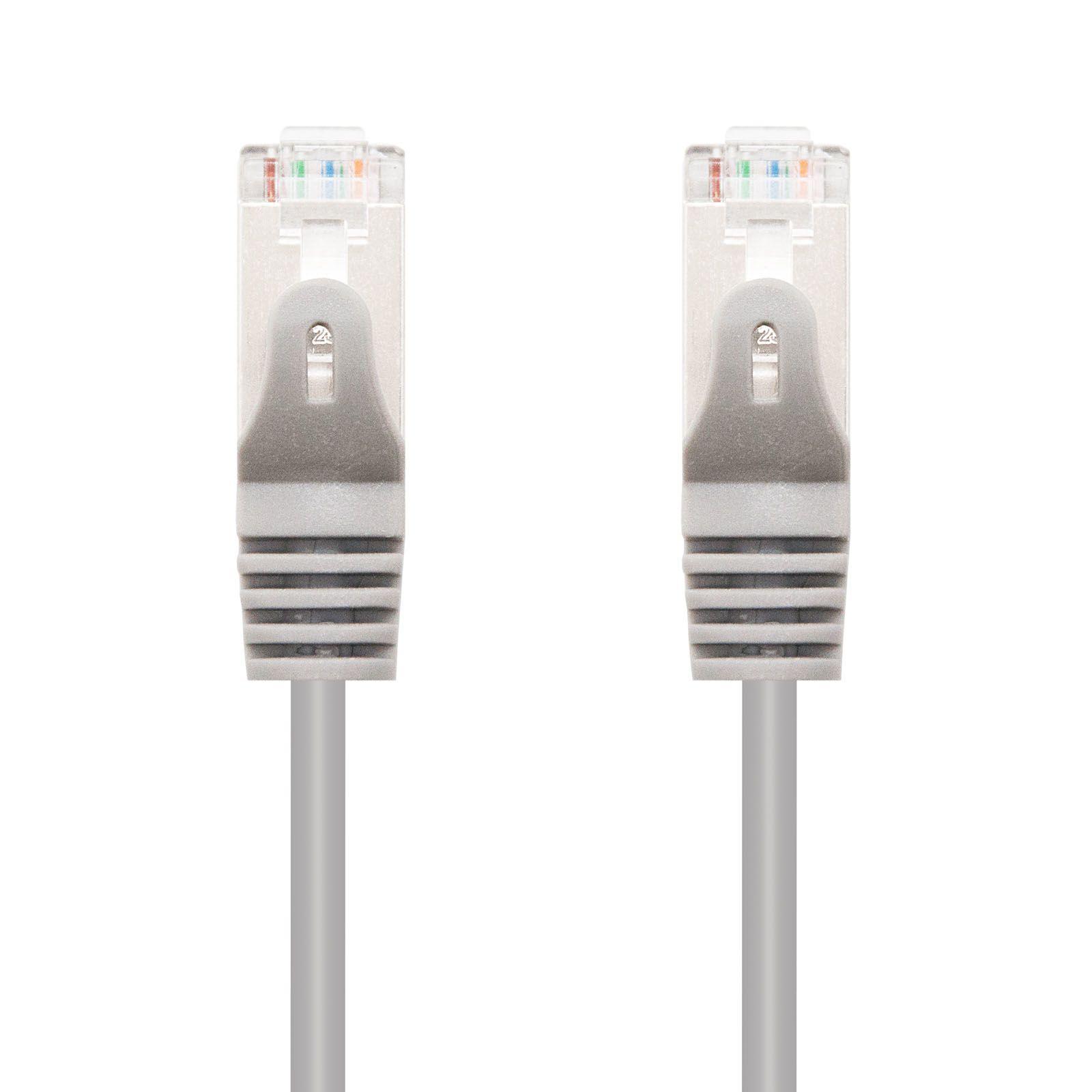 Cabo de Rede RJ-45 NANOCABLE 10.20.0602 (2 m - Cat5e - RJ-45 - Cinzento) — miniatura 2