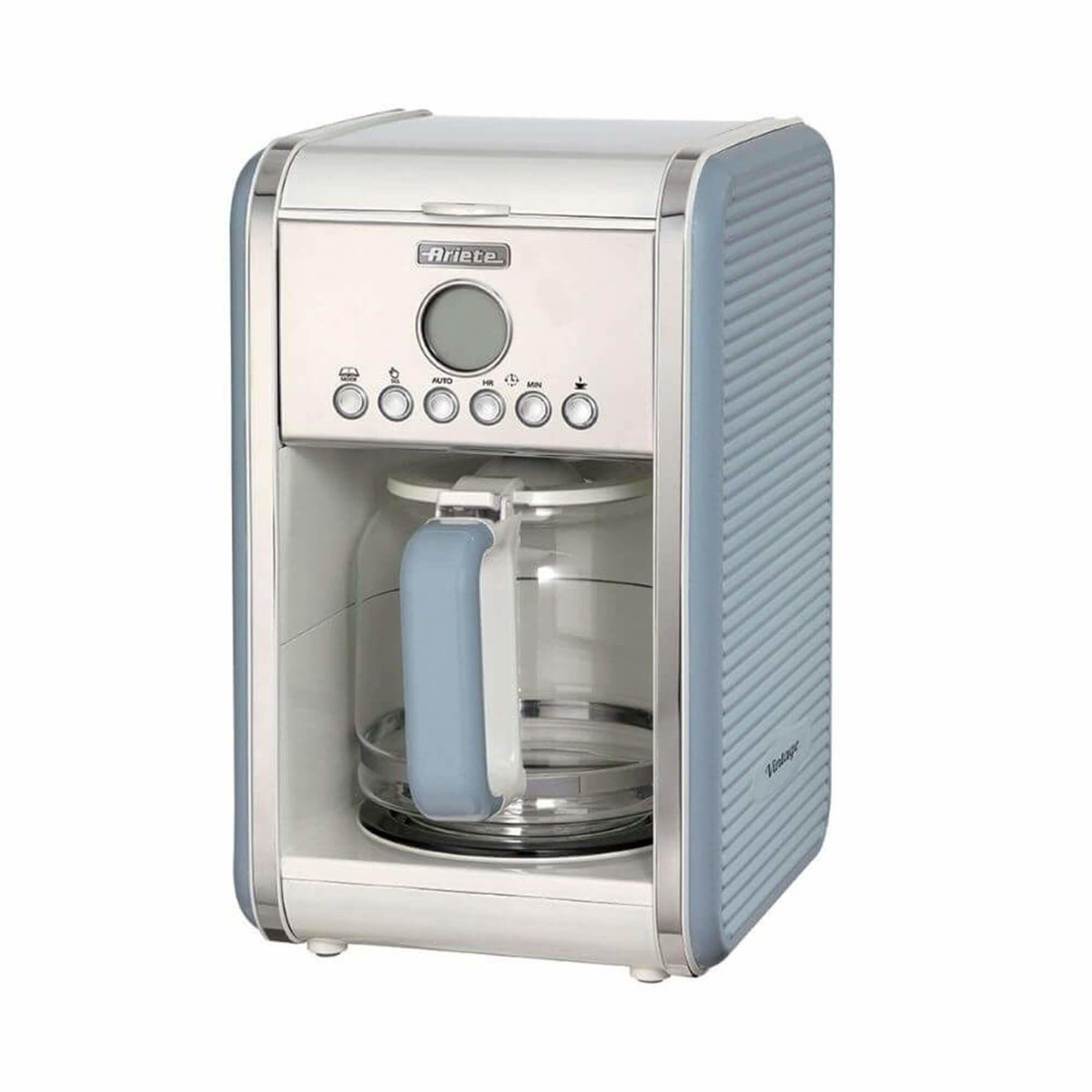 Máquina de Café de Filtro ARIETE 1342/05 (Café moído - 960 W - 12 chávenas - Azul Claro/Creme)
