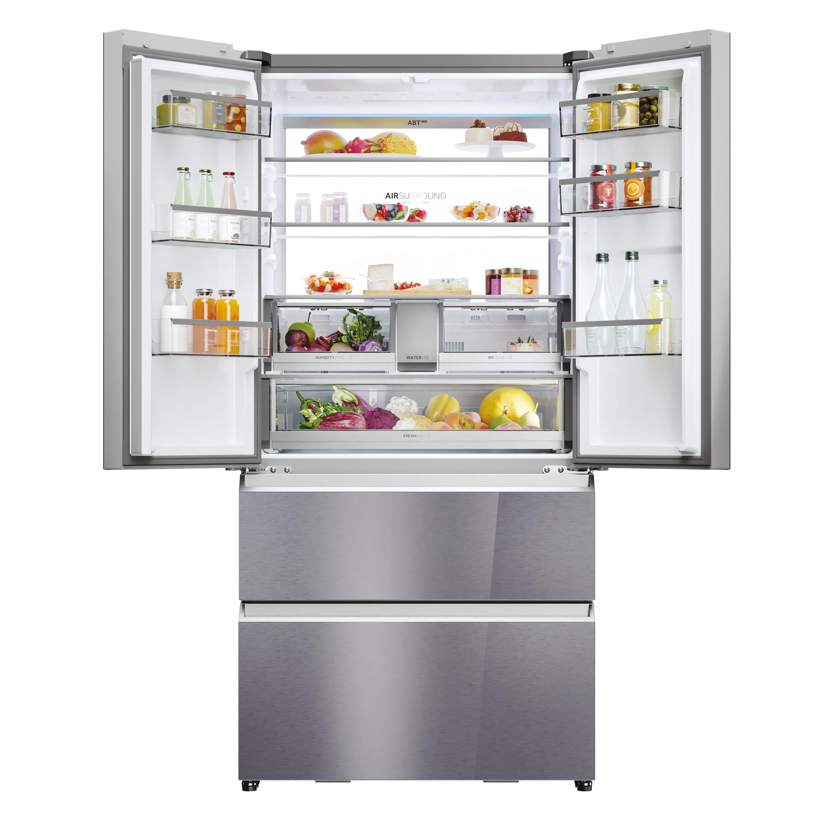 Frigorífico Americano Independente HAIER HFR79F19EFGK (703 L - hOn - 190x90,5x74,8 cm - Inox), miniatura 2