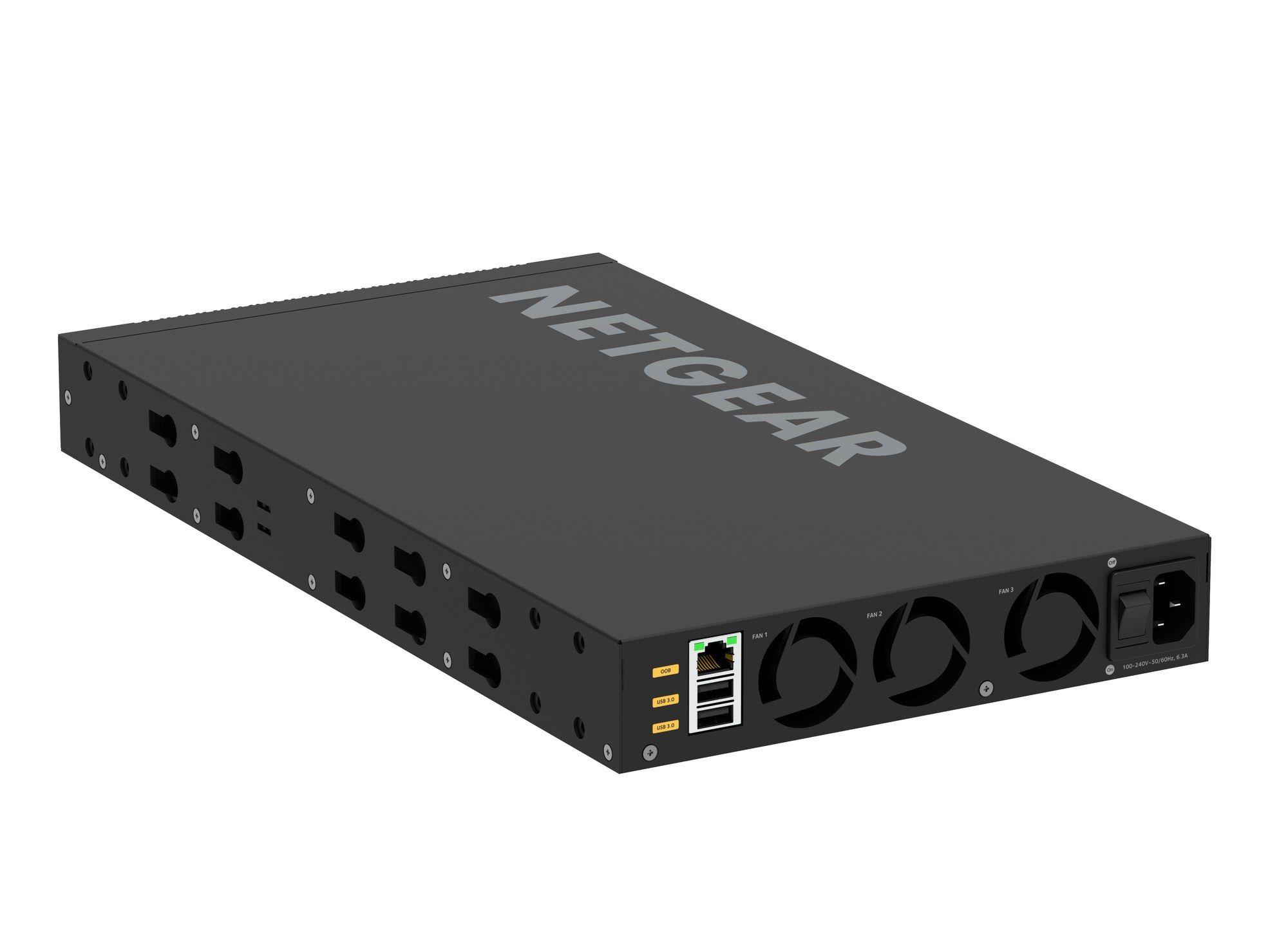 Switch Gerido NETGEAR M4350-8X8F (10G Ethernet - 100/1000/10000 Mbit/s - 32 MB - Preto) — miniatura 3