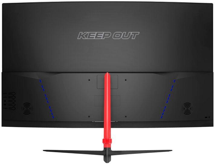 Monitor Gaming Curvo KEEP OUT XGM27PRO+V3 (27" - AHVA - 280 Hz - Preto/Vermelho) — miniatura 2