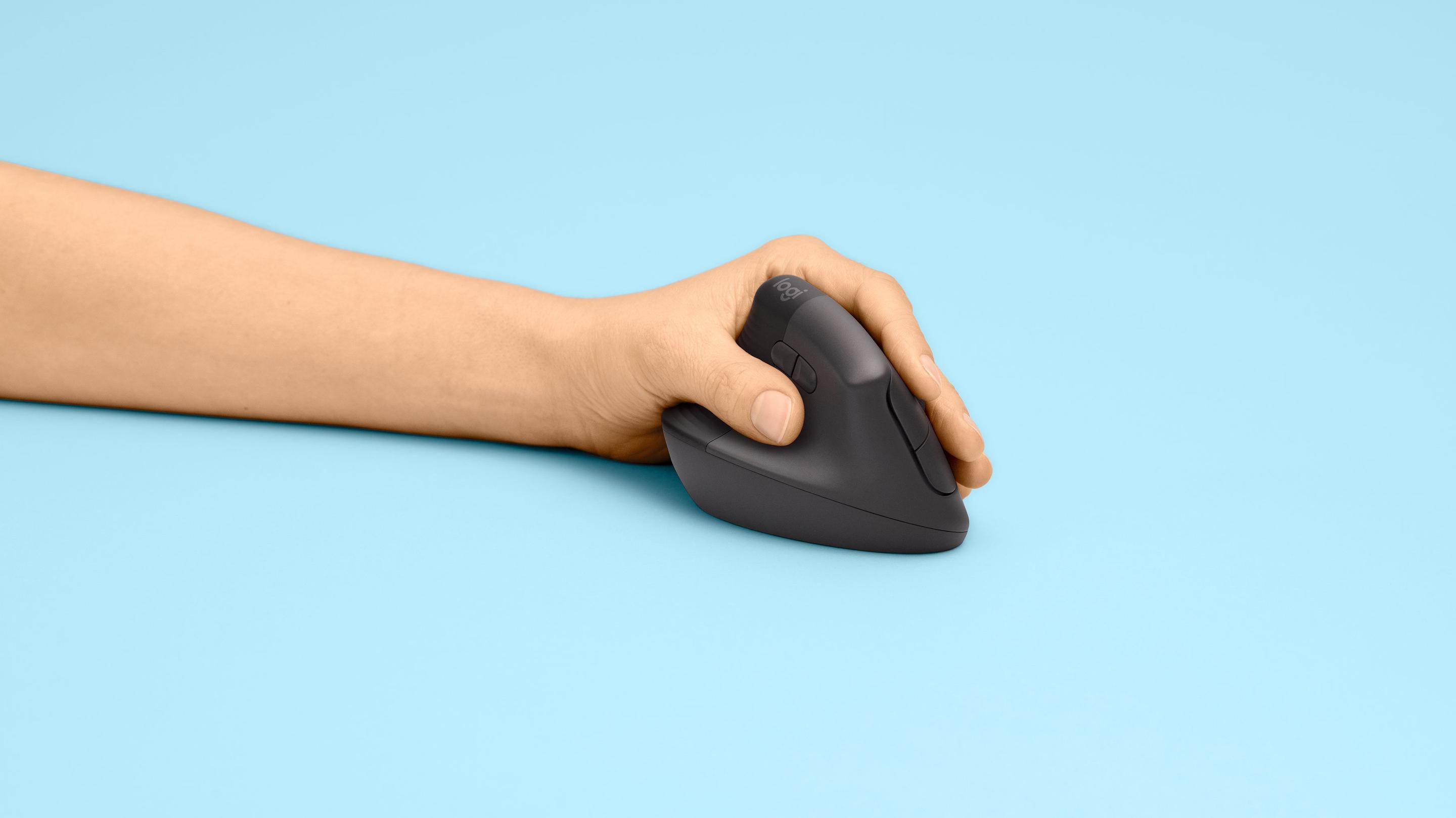 Rato LOGITECH Lift Left (Mão esquerda - 4000 DPI - Ótico - Grafite) — miniatura 8
