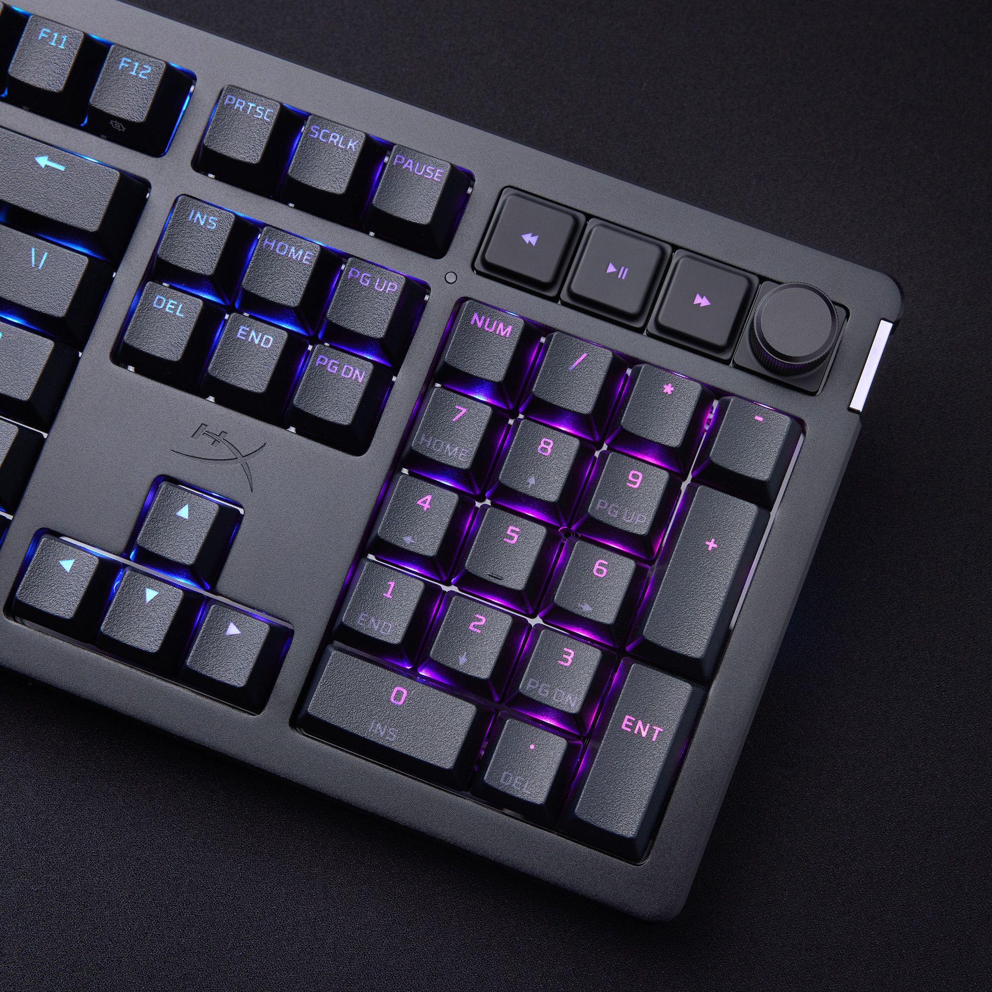 Teclado HYPERX Alloy Rise (US - Interruptor de chave mecânico - Tamanho completo - Preto) — miniatura 4