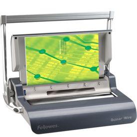 Encadernadora de Espiral Dupla FELLOWES Quasar Wire (15 folhas - Grafite)
