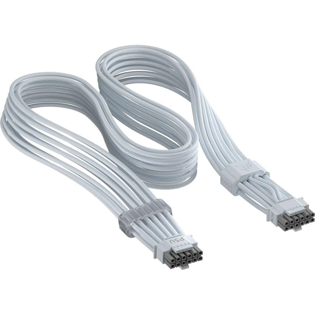 Cabo PCIe CORSAIR ThermalProtect 600W 12V-2x6 (Branco)