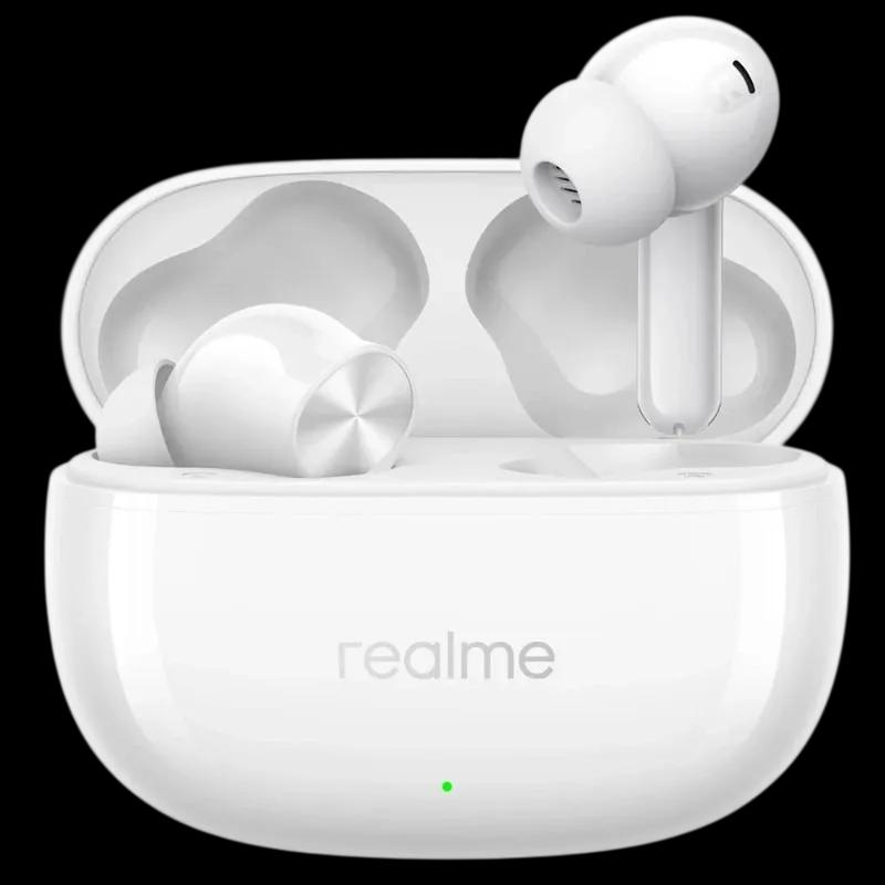 Auscultadores REALME Buds T200x (Bluetooth 5.4 - 12,4 mm - Ativo - Branco)