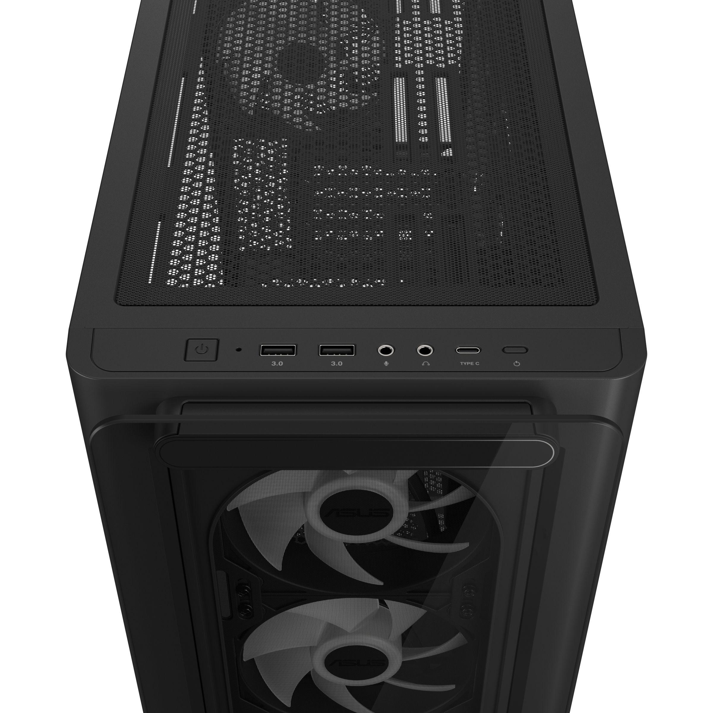 Caixa Micro-ATX ASUS A23 PLUS (micro-ATX, Mini-ITX - Micro Tower - micro-ATX, Mini-ATX - Preto) — miniatura 10