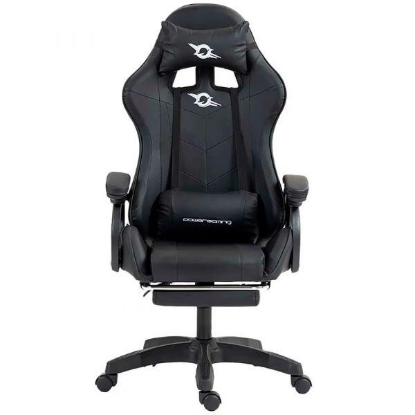 Cadeira Gaming POWERGAMING 82326 (Couro sintético - Preto), miniatura 2