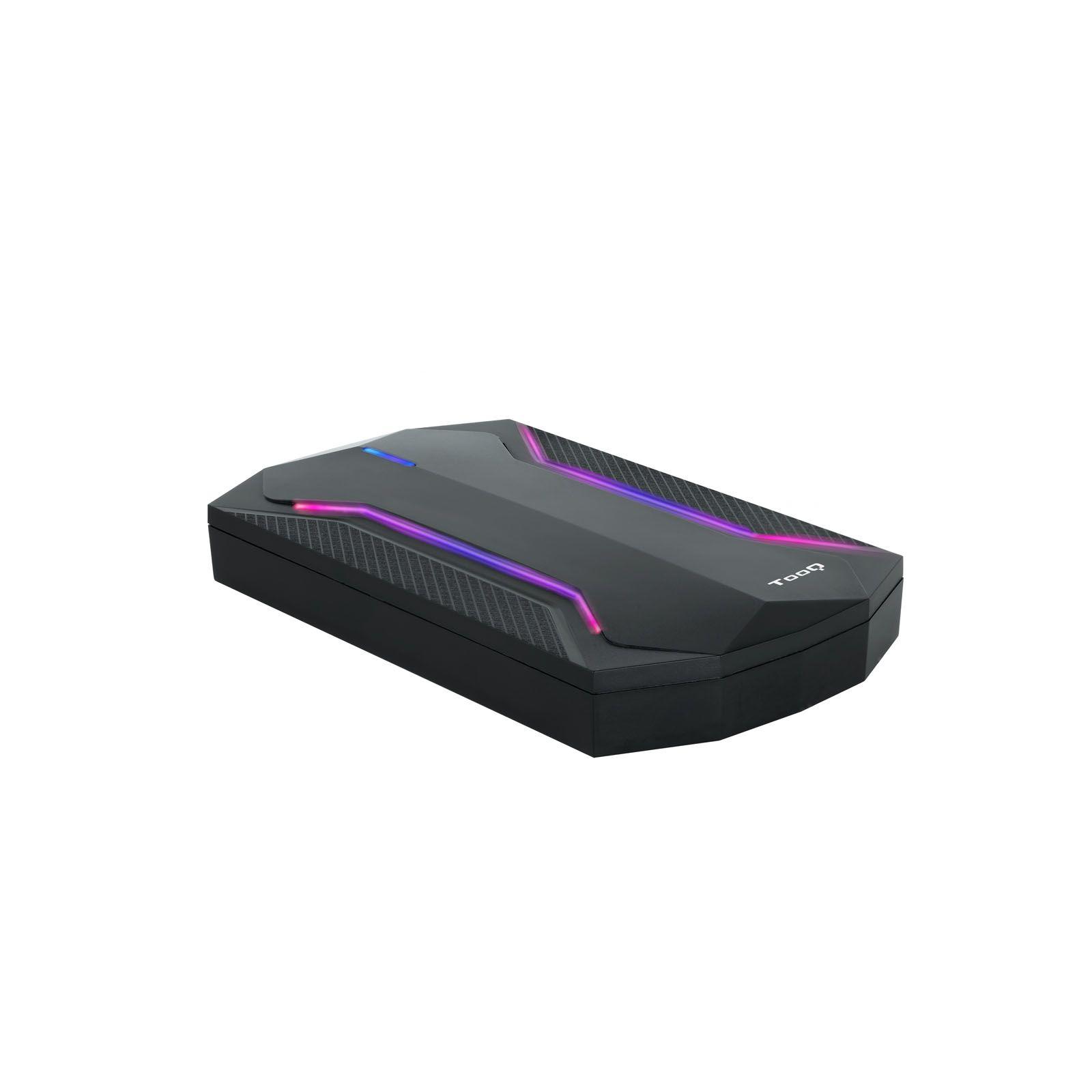 Caixa Externa Gaming TOOQ TQE-2599RGB (2 TB - 2,5" - Preto)