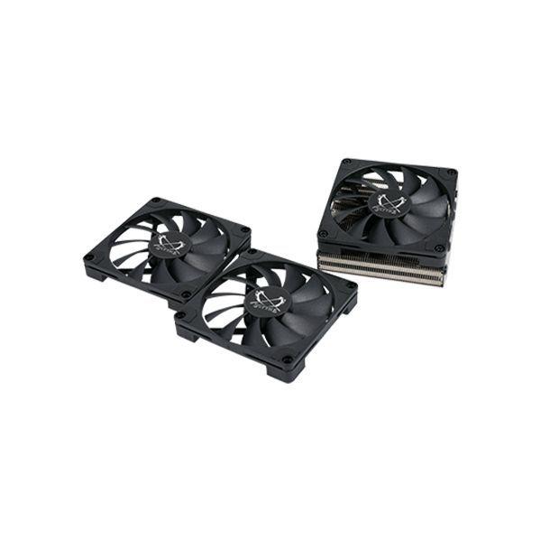 Cooler de CPU SCYTHE Shuriken 3 SCSK-3000 (9,2 cm - 2500 RPM - 4 pinos - Preto/Prateado), miniatura 4