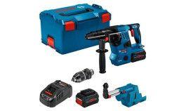 Martelo Perfurador a Bateria BOSCH GBH 18V-28 CF (Azul, Preto e Vermelho), miniatura 2