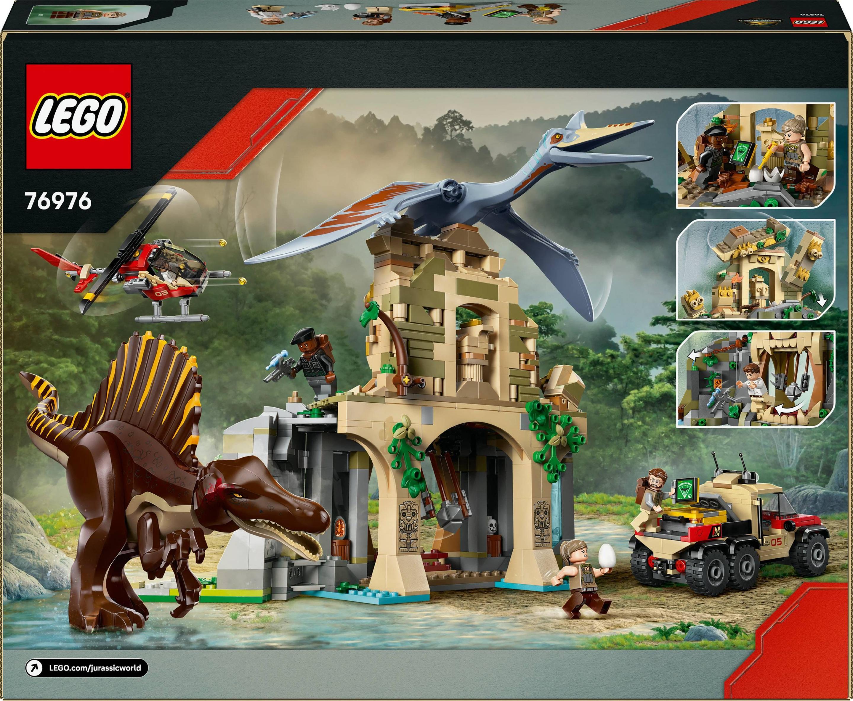 LEGO 76976 Jurassic World Missão Aérea com Espinossauro e Quetzalcoatlus (8+ anos - 984 peças), miniatura 6