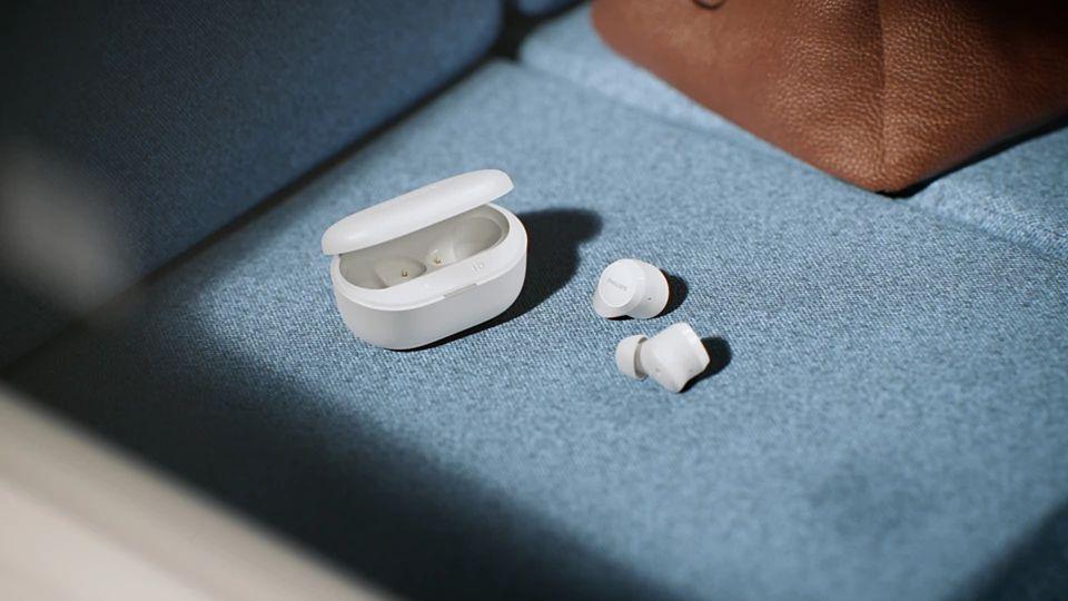 Auscultadores PHILIPS TAT1300WT/00 (Binaural - True Wireless Stereo - Intra-aural - Branco) — miniatura 8