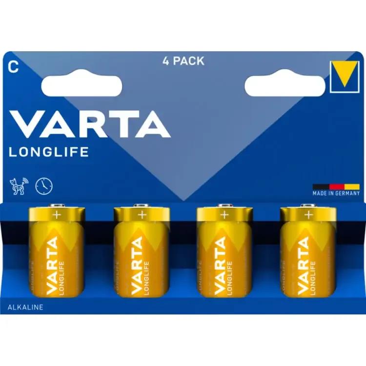 Pilhas Alcalinas VARTA Longlife (LR14 C - 4 unidades - 1,5 V), miniatura 2