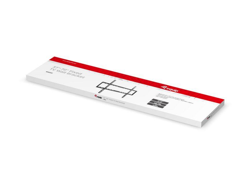 Suporte de Parede Fixo para TV EQUIP 650333 (600 x 400 mm - 200 x 200 mm - 177,8 cm - Preto), miniatura 8