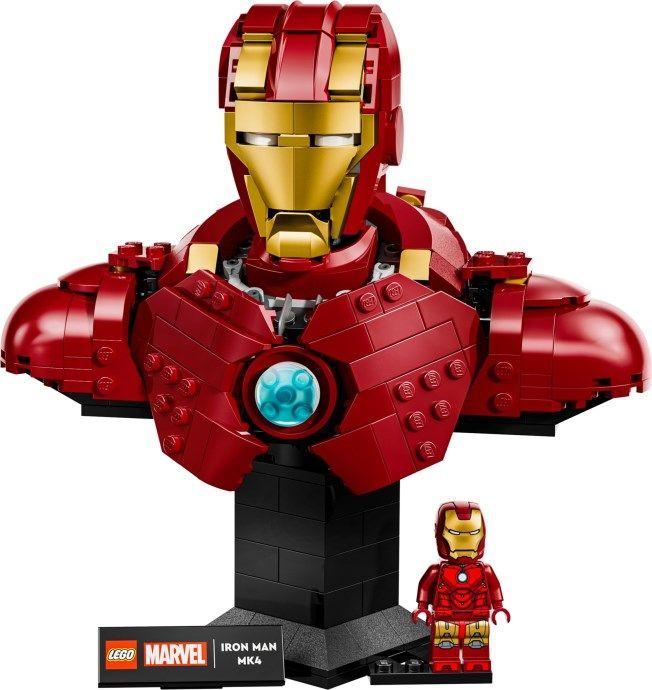 LEGO 76327 Marvel Super Heroes Busto do Iron Man MK4 (18+ anos - 436 peças) — miniatura 2
