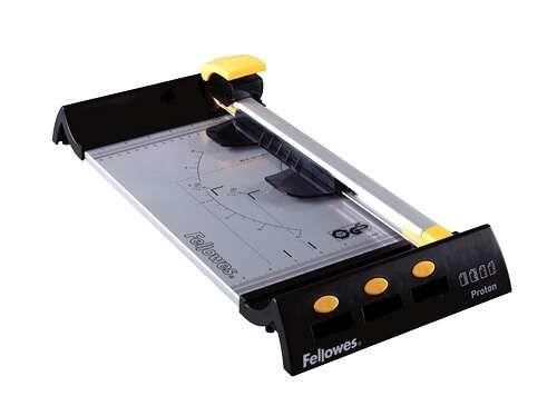 Guilhotina Rotativa FELLOWES Proton A4 (Metal, Plástico - Grafite, Prateado e Amarelo) — miniatura 3
