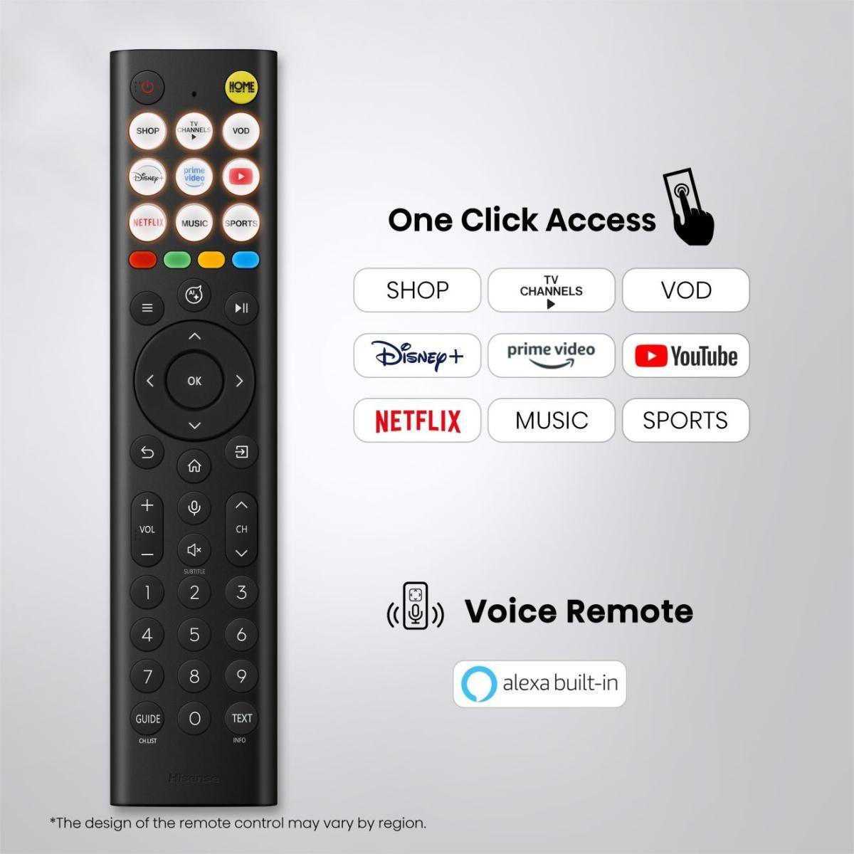 Televisão HISENSE TV 65E79S (65" - QLED - 4K Ultra HD - Preto) — miniatura 5