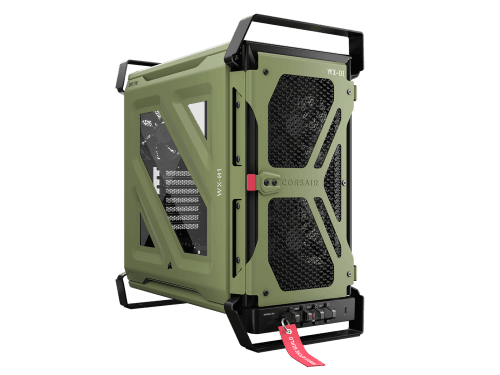 Caixa de PC CORSAIR WARTHOG RS Airflow (E-ATX - Mid-Tower - Verde)