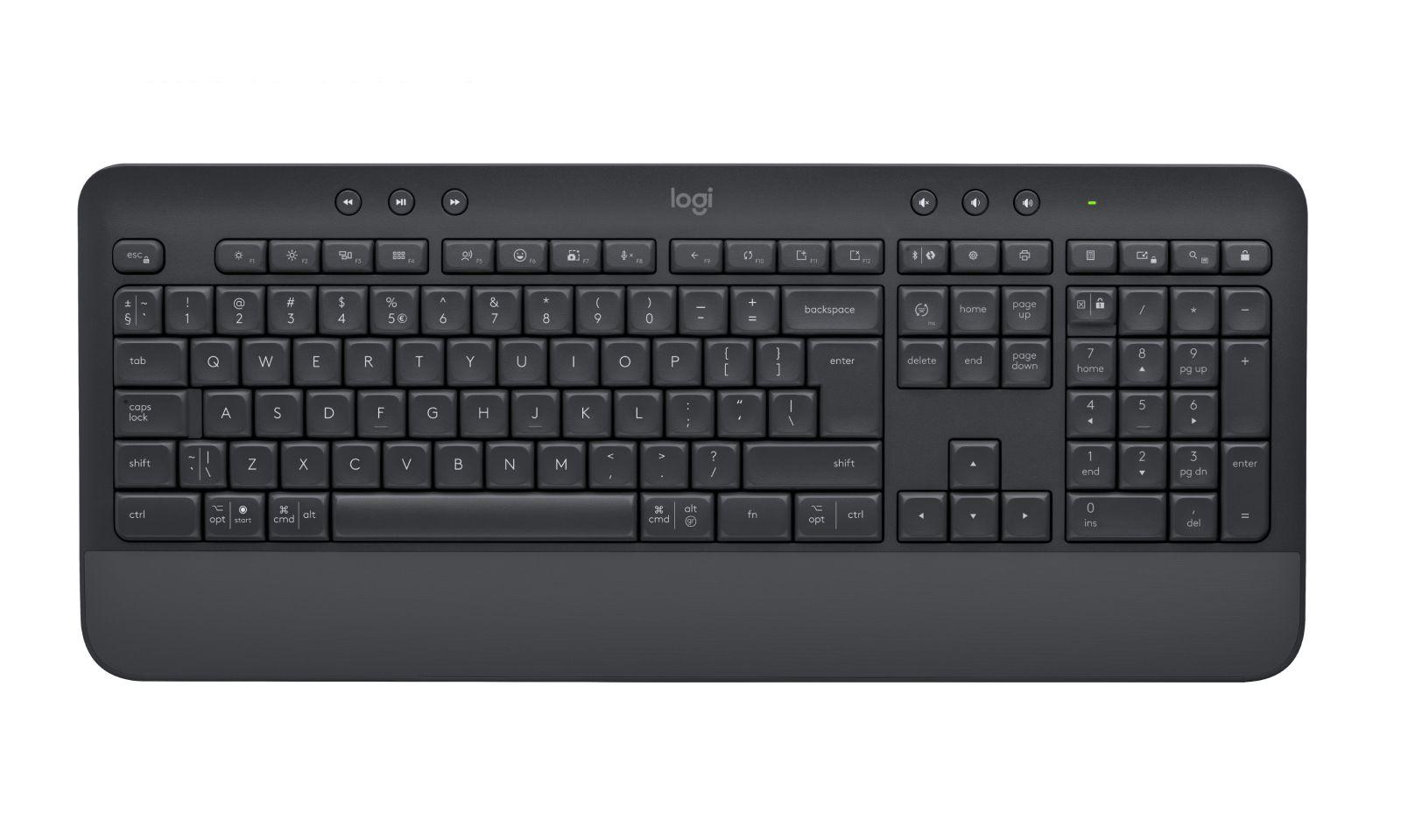 Teclado LOGITECH Signature K650 (Checo - Interruptor de membrana - Tamanho completo - Grafite) — miniatura 7