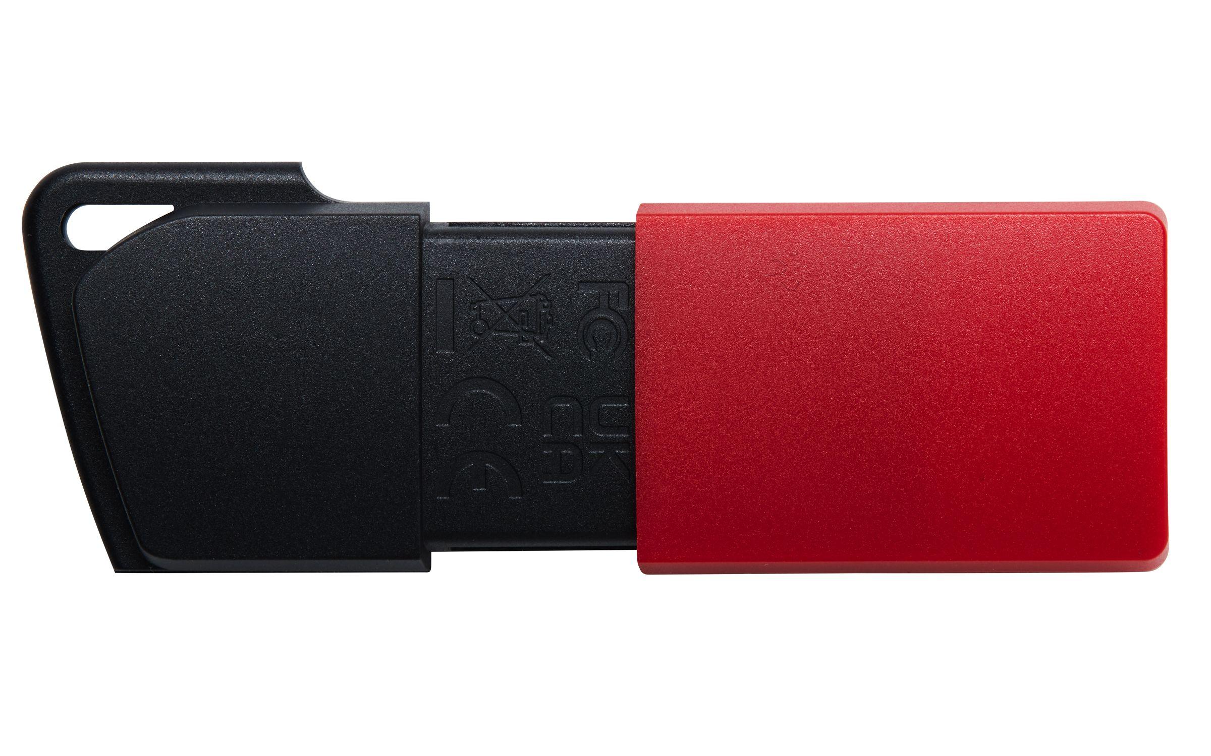 Pen USB KINGSTON DataTraveler Exodia M (128 GB - USB Type-A - 3.2 Gen 1 - Preto e Vermelho) — miniatura 2