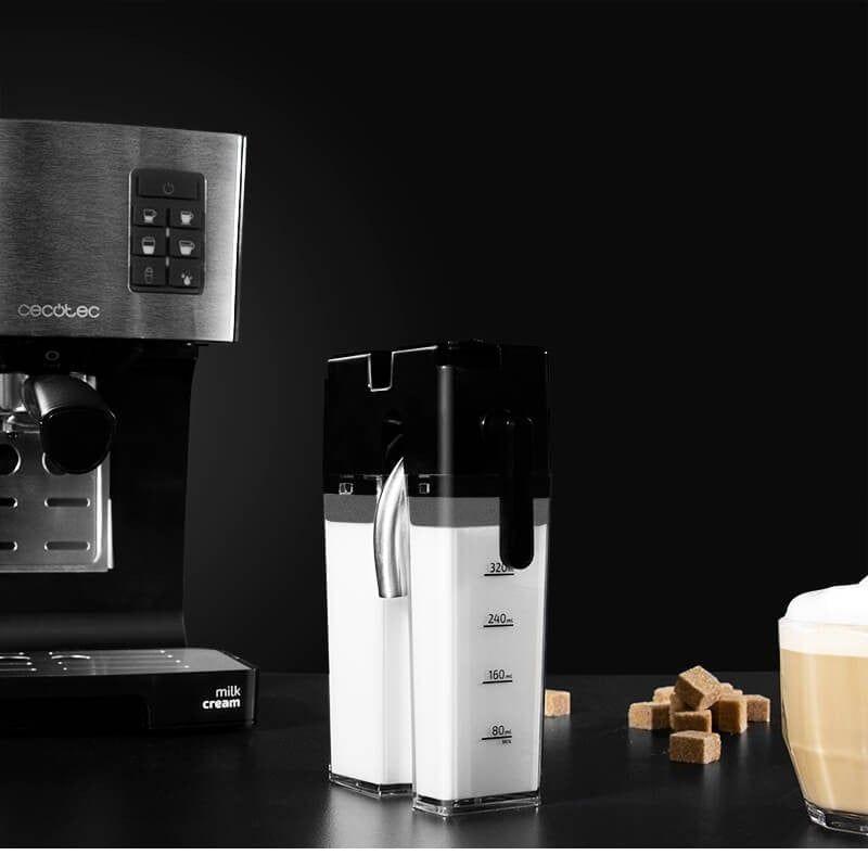 Máquina de Café Expresso CECOTEC Power Instant-ccino 20 (Café moído - 1450 W - 20 bar - Preto e Prateado) — miniatura 2