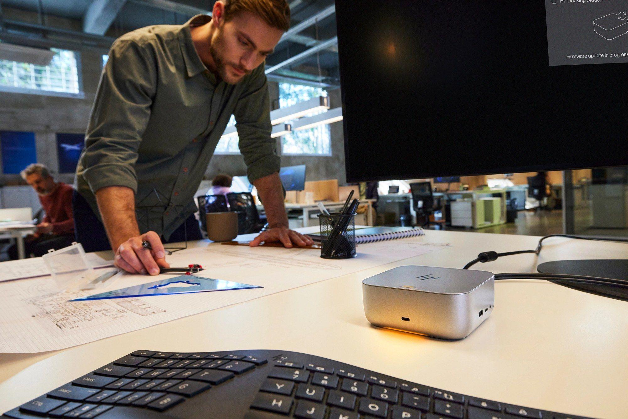 Estação de Ancoragem HP Thunderbolt 4 Ultra 280W G6 (1 m - Cinzento) — miniatura 9