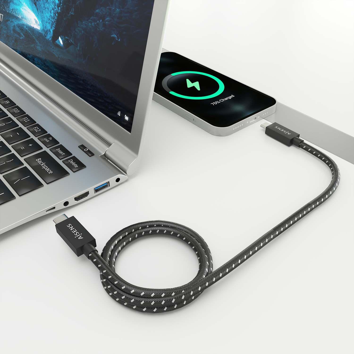 Cabo USB-C AISENS A156-0868 (1,5 m - USB C - Preto) — miniatura 5