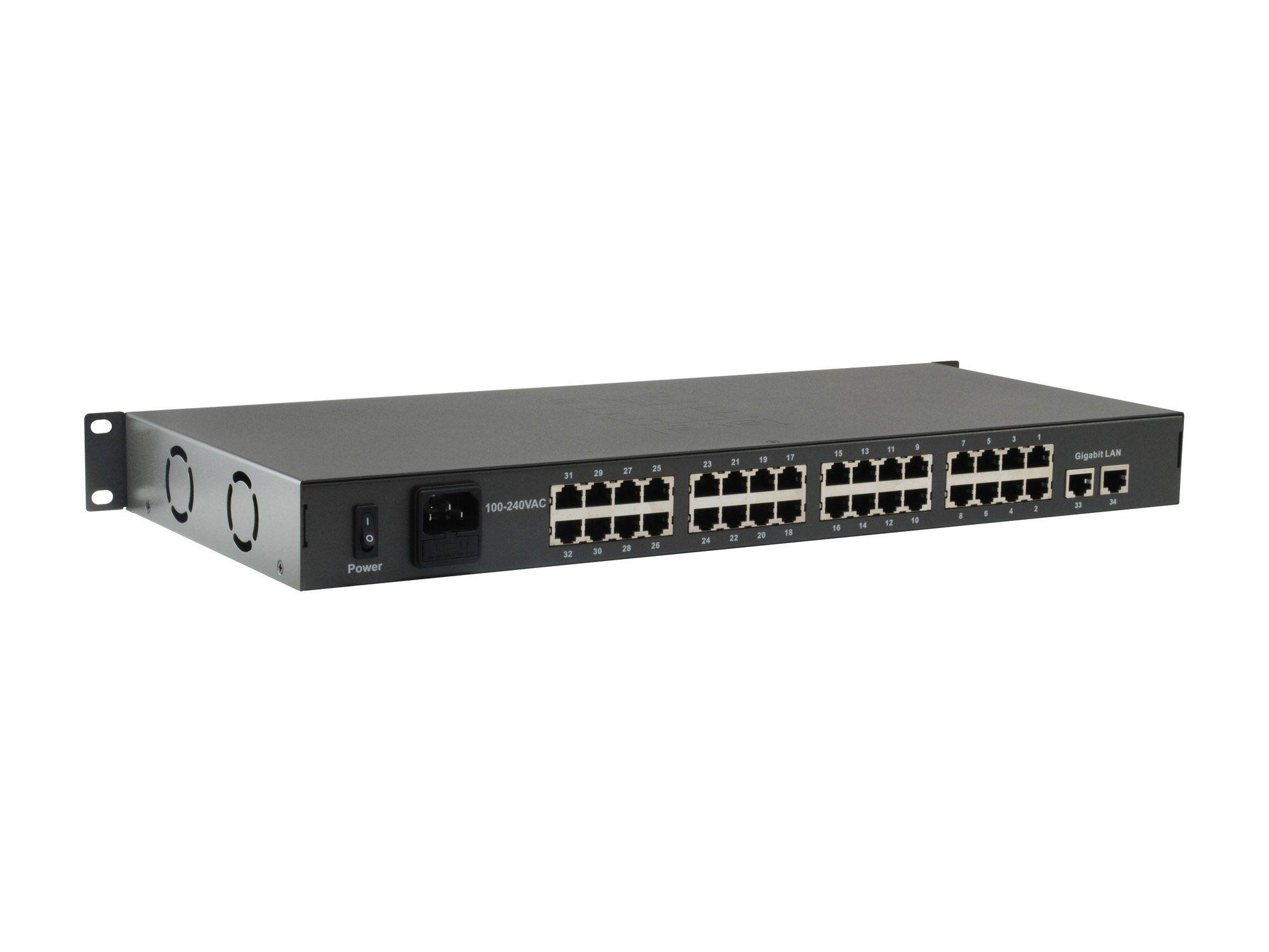 Switch de Rede LEVELONE FGP-3400W250 (Fast Ethernet - 8 MB - 10,4 Gbit/s - Preto), miniatura 5