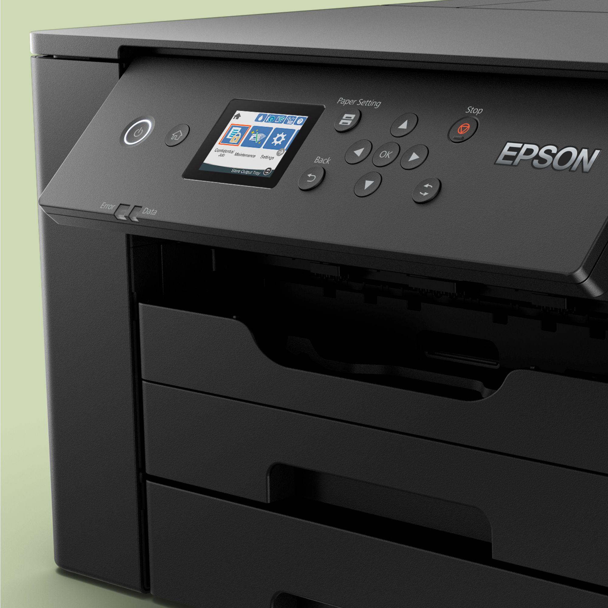Impressora Jato de Tinta EPSON WorkForce WF-7310DTW (A3 - 250 folhas - AC - Preto) — miniatura 4