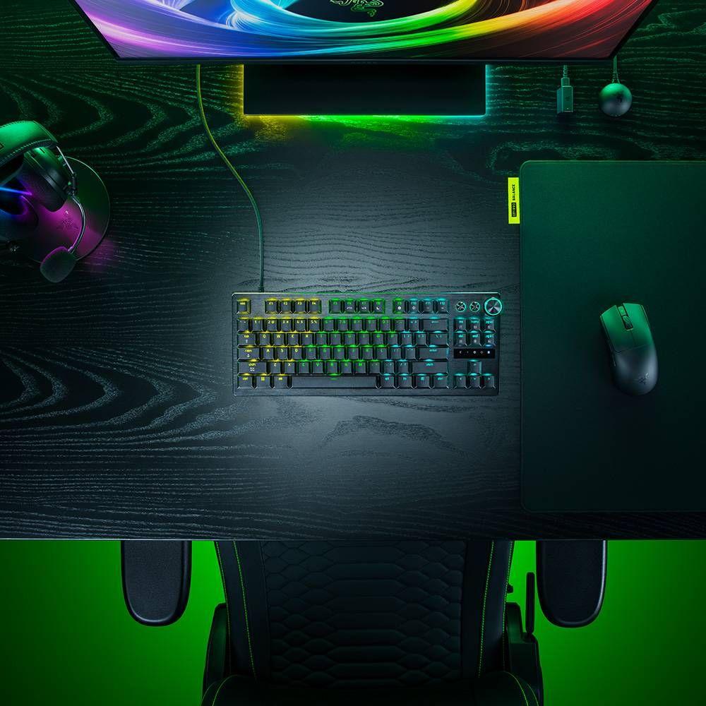 Teclado RAZER Huntsman V3 Pro Low-Profile Tenkeyless (Inglês - Mecânico - 80 - Preto) — miniatura 3