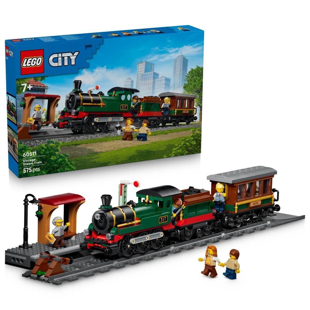 LEGO 60511 City Comboio a Vapor Vintage (7+ anos - 575 peças), miniatura 3