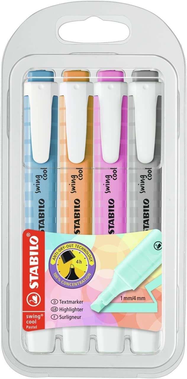 Marcadores Fluorescentes STABILO Swing Cool Pastel (Multicor)