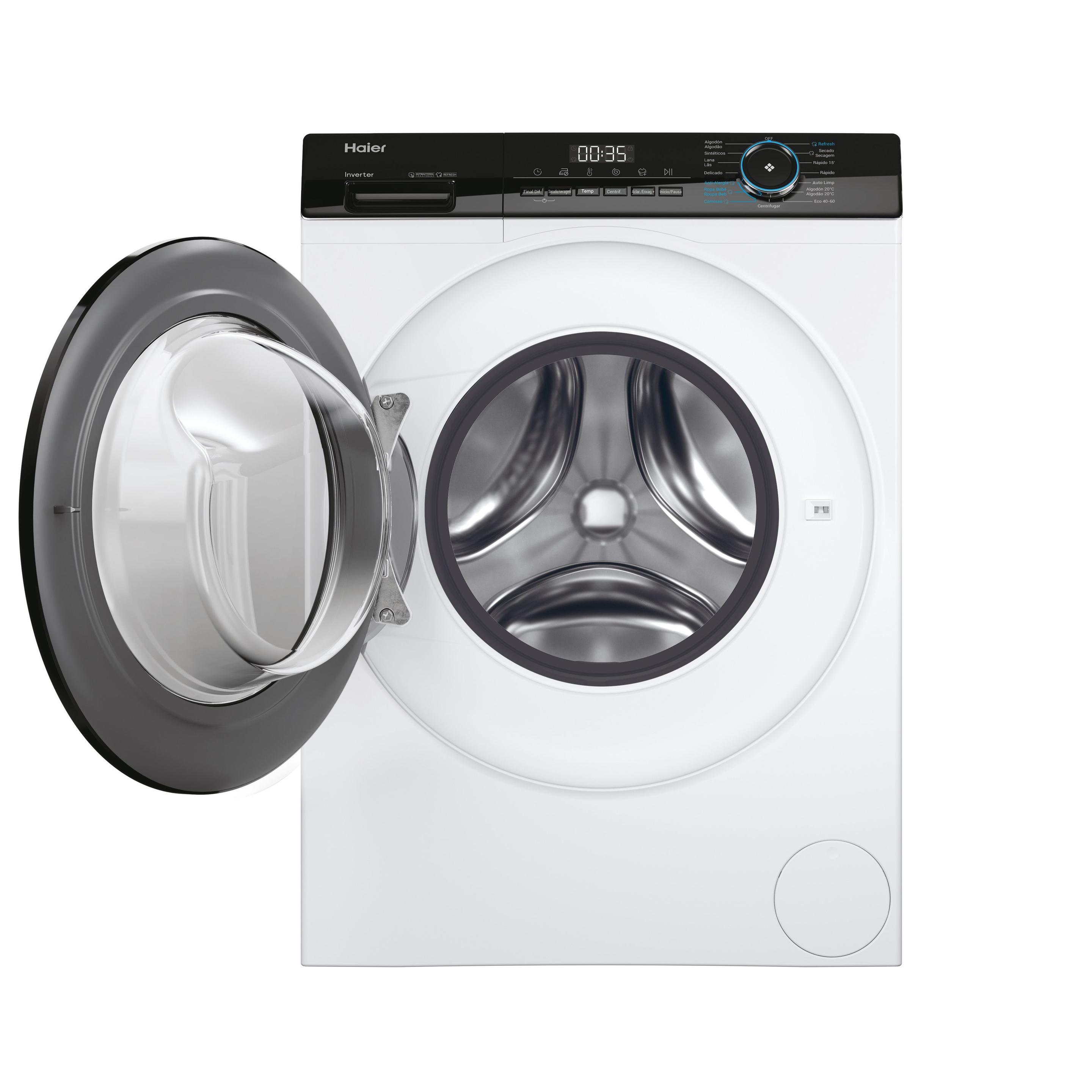 Máquina de Lavar e Secar Roupa Independente HAIER HWD100BP14939-IB (B - 10 kg - 6 kg - Branco) — miniatura 2