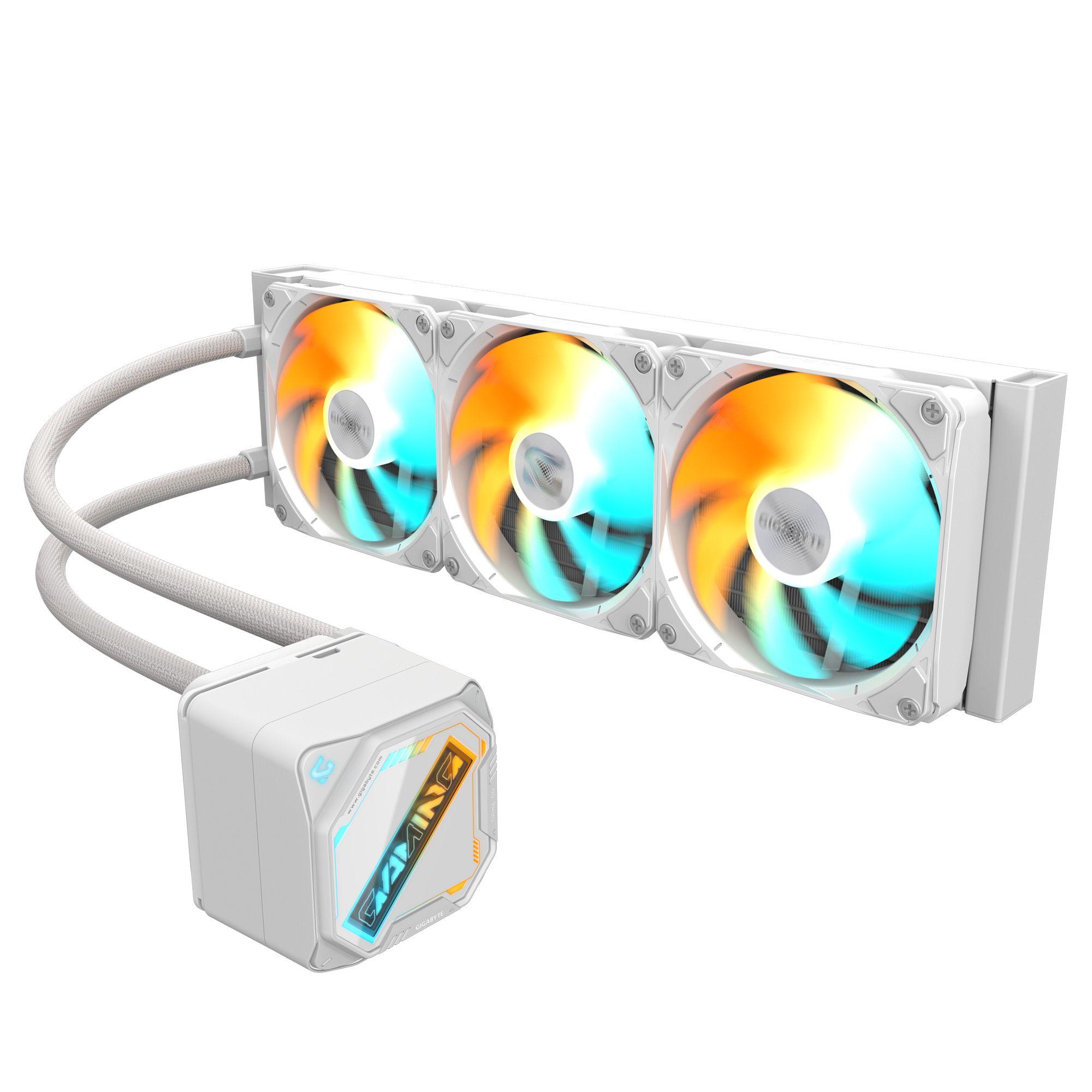 Kit de Refrigeração Líquida para Processador GIGABYTE GAMING 360 ICE (120 mm - 2200 RPM - Multi - Branco)