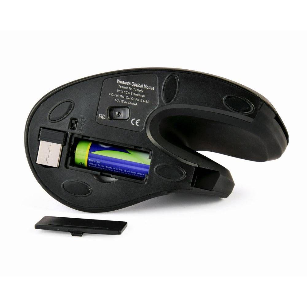 Rato GEMBIRD MUSW-ERGO-03 (Rato ergonómico - 1600 DPI - Óptico - Preto), miniatura 4