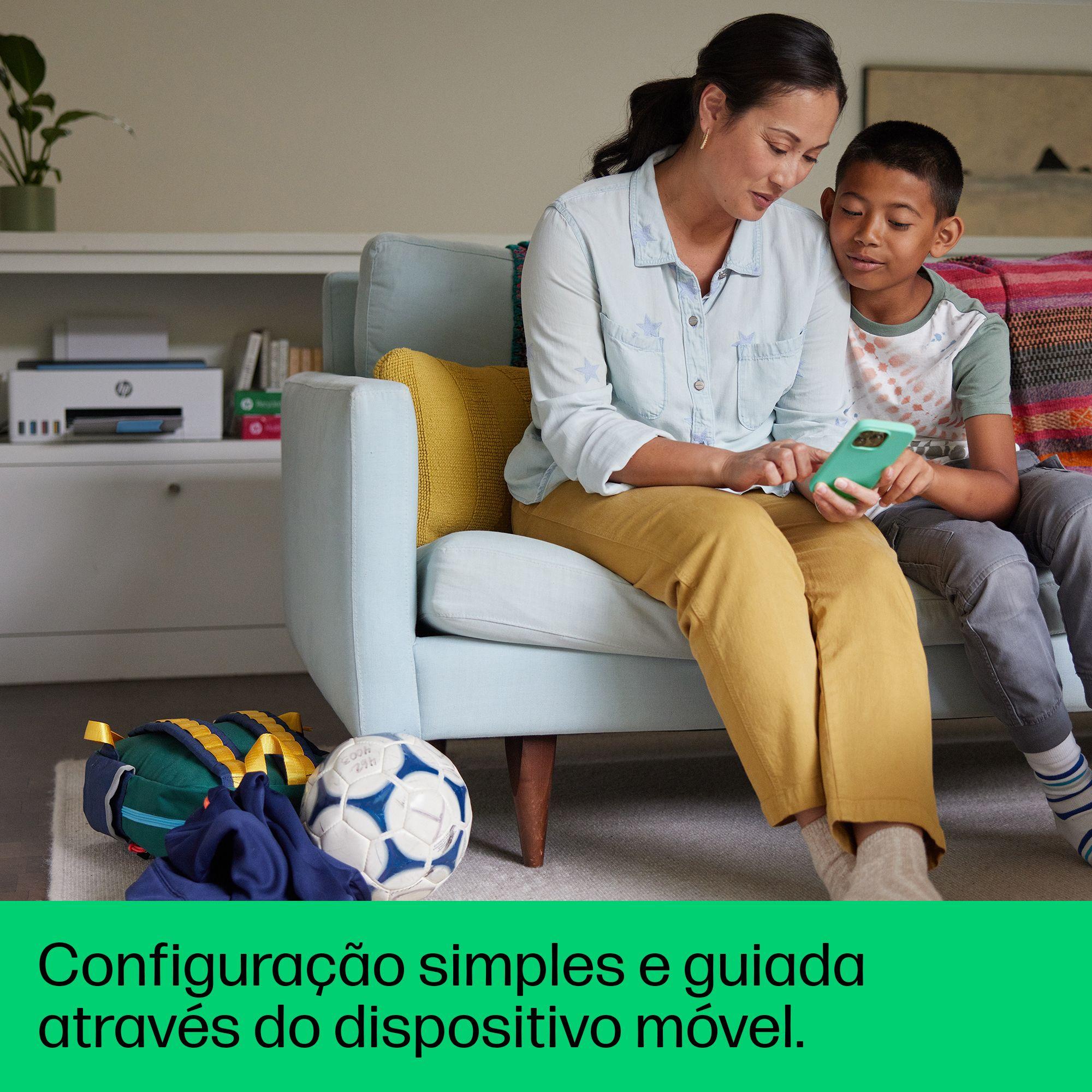 Impressora Multifunções HP Smart Tank 5106 (A4 - Impressão a cores - 100 folhas - Azul), miniatura 9