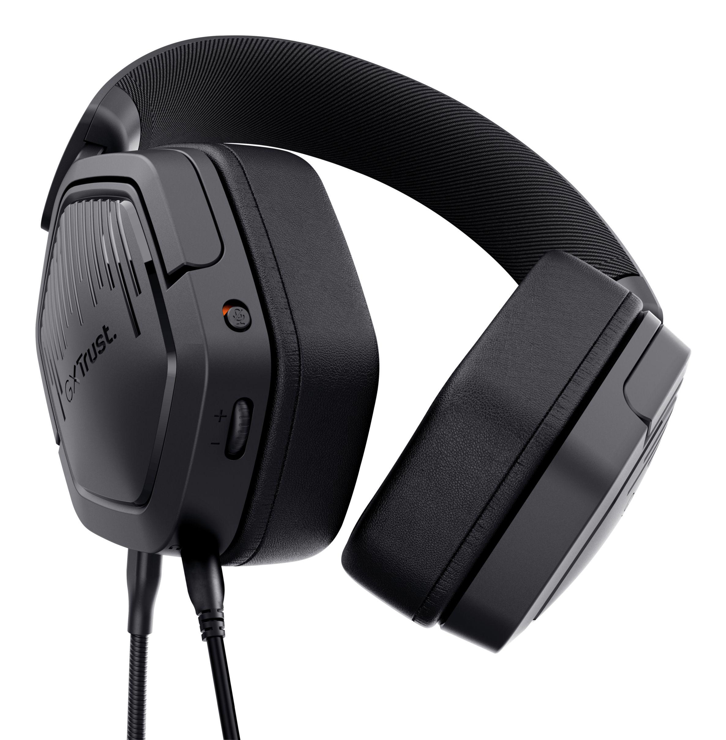 Headset Gaming TRUST GXT 492 Carus (Binaural - Com fios - Circum-aural - Preto), miniatura 3