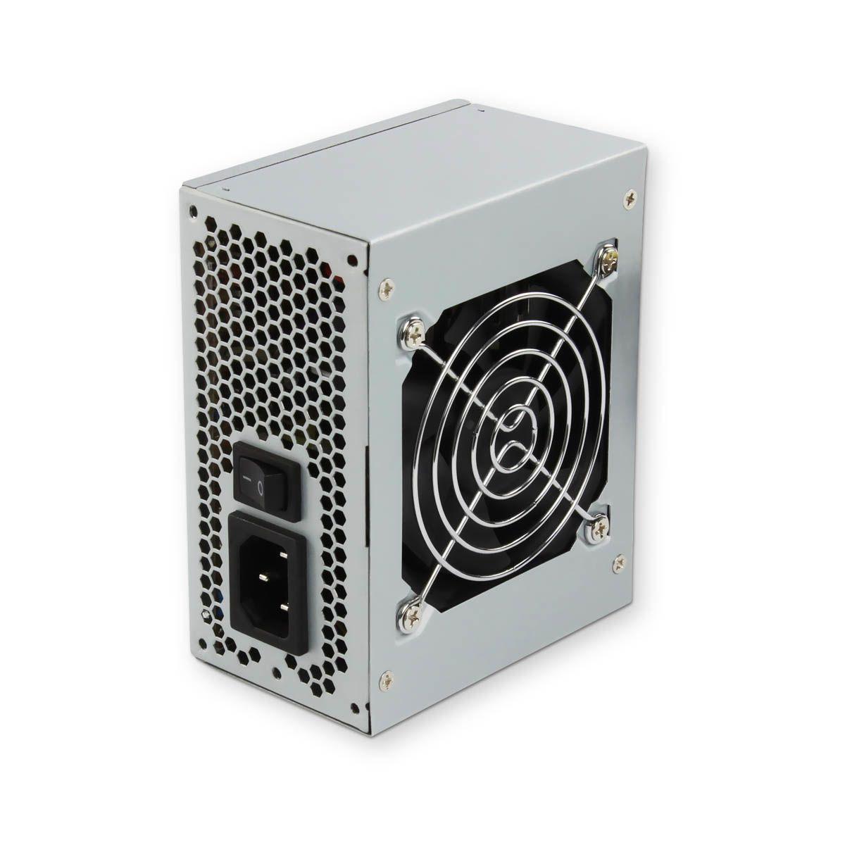 Fonte de Alimentação TOOQ Ecopower II TQEP-500S-SFX (micro ATX - 500 W - Não modular - Prateado), miniatura 6