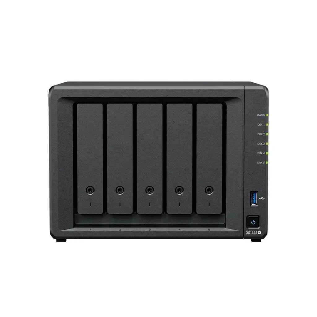 NAS SYNOLOGY DiskStation DS1525+ (3.5,M.2,2.5 " - M.2 e SATA - AMD - Preto) — miniatura 3