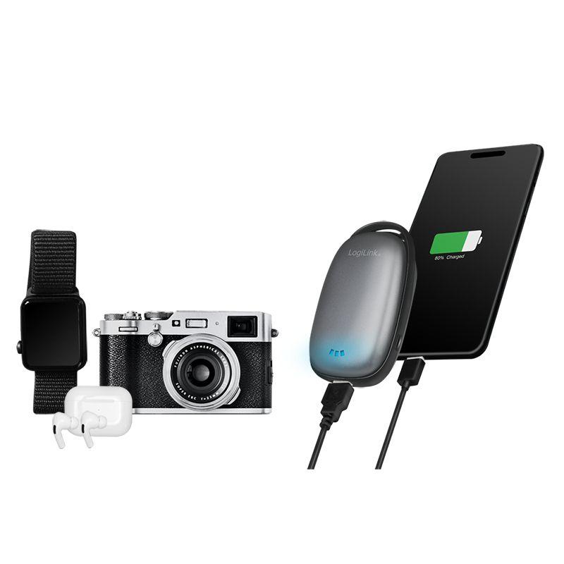 Powerbank LOGILINK PA0264 (4000 mAh - micro-USB - Cinzento), miniatura 6