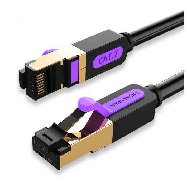 Cabo de Rede RJ45 VENTION ICDBF (1 m - Cat7 - RJ-45 - Preto), miniatura 2