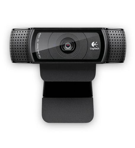 Câmara Web LOGITECH HD Pro C920 (1920 x 1080 píxeis - 1920 x 1080 pixels - 1080p, 720p - Preto)