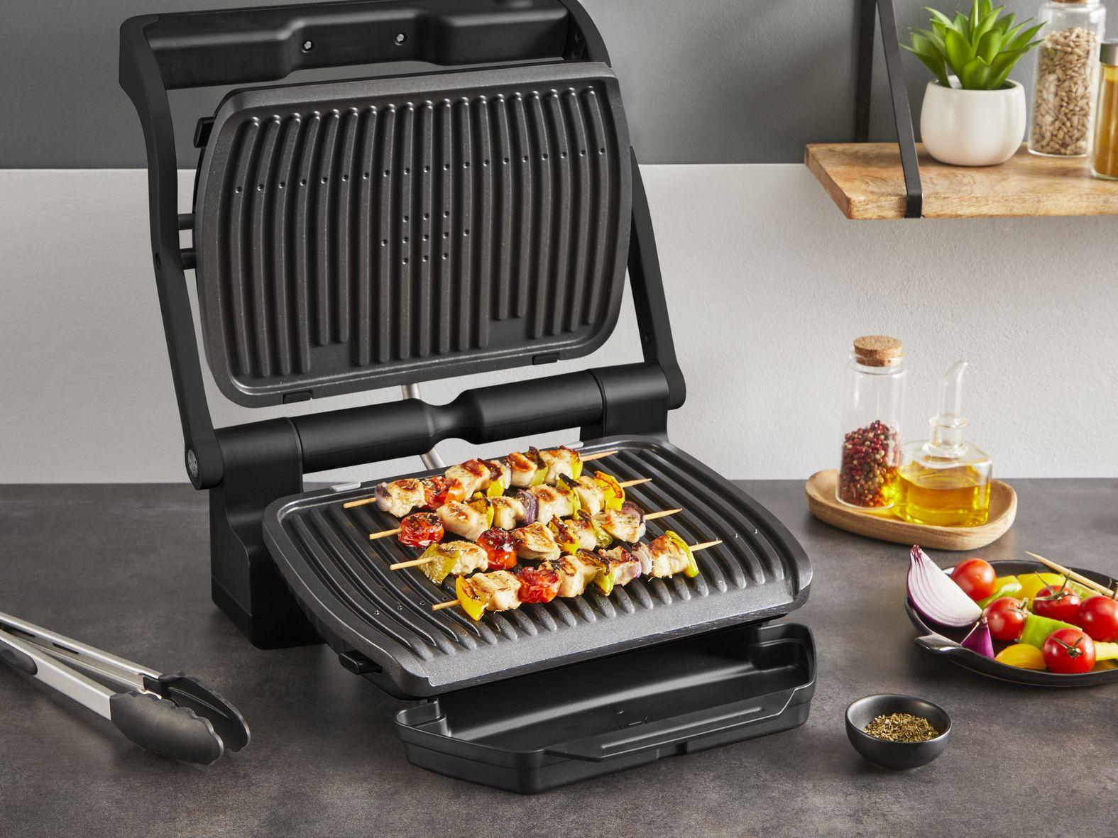 Grelhador de Contacto TEFAL OptiGrill+ GC717810 (Altura 17,5 cm - Preto), miniatura 12