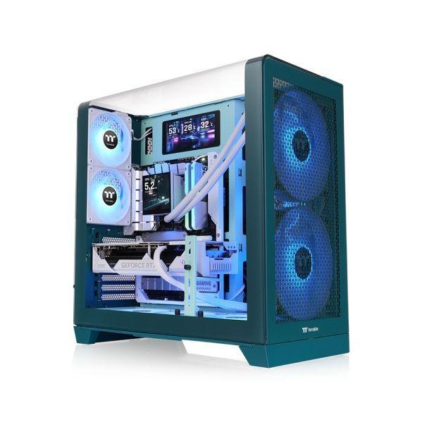 Caixa PC THERMALTAKE View 390 Air Transformative (Mini-ITX, micro ATX, ATX - PS2 - 2.5" - Azul)
