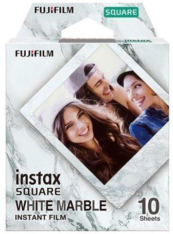 Filme Instantâneo FUJIFILM instax SQUARE White Marble (Branco Mármore)